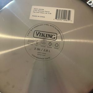 Viking 3 Quart Stainless Cookware pot